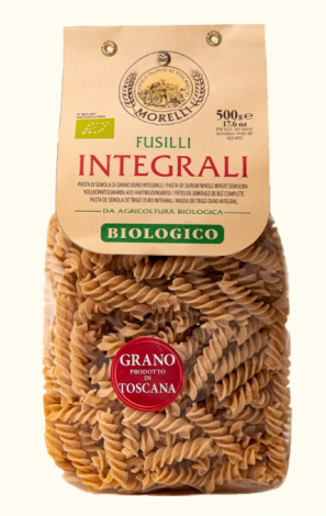 Sušene testenine / SVEDRI FUSILLI / BIO POLNOZRNATI / 500g