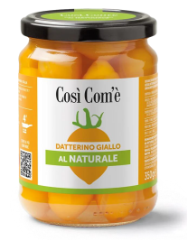 CEL RUMEN PARADIŽNIK DATTERINO V VODI »NATURALE« 350g