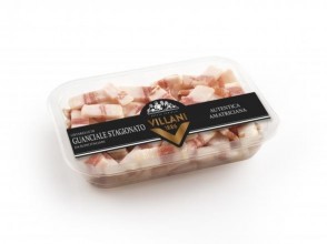 SVINJSKI PODBRADEK ZAČINJEN, REZANI TRAKCI 120G