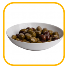 OLIVE TRIS ZAČINJENE V OLJU 400g (2x200g)