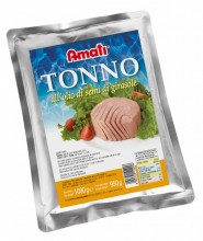 Tuna koščki v rastlinskem (sončničnem) olju 1000g ALU